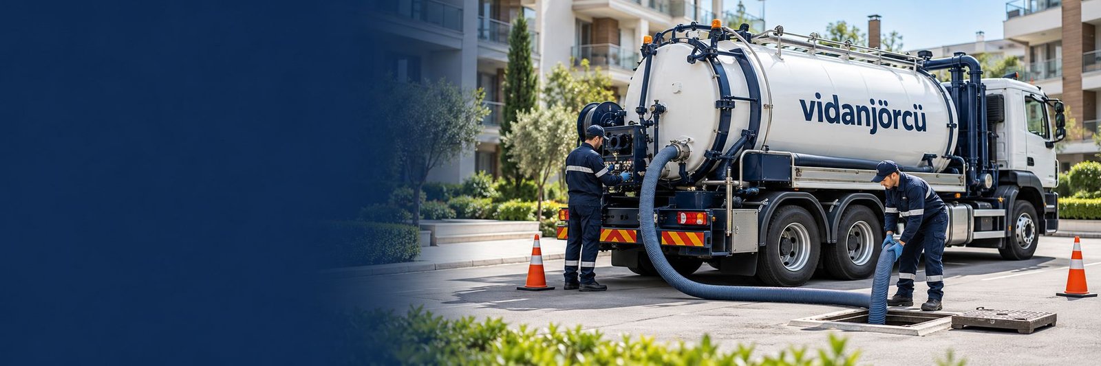 Vidanjör ile kanalizasyon ve rögar temizliği
